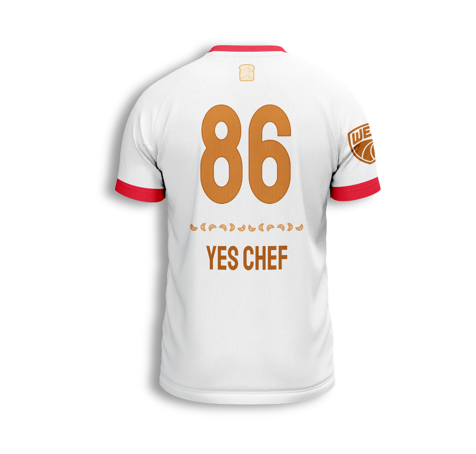 Bay Area Bakers jersey — back view